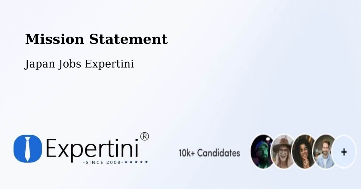 Corporate Mission – Shingū - Japan Jobs Expertini